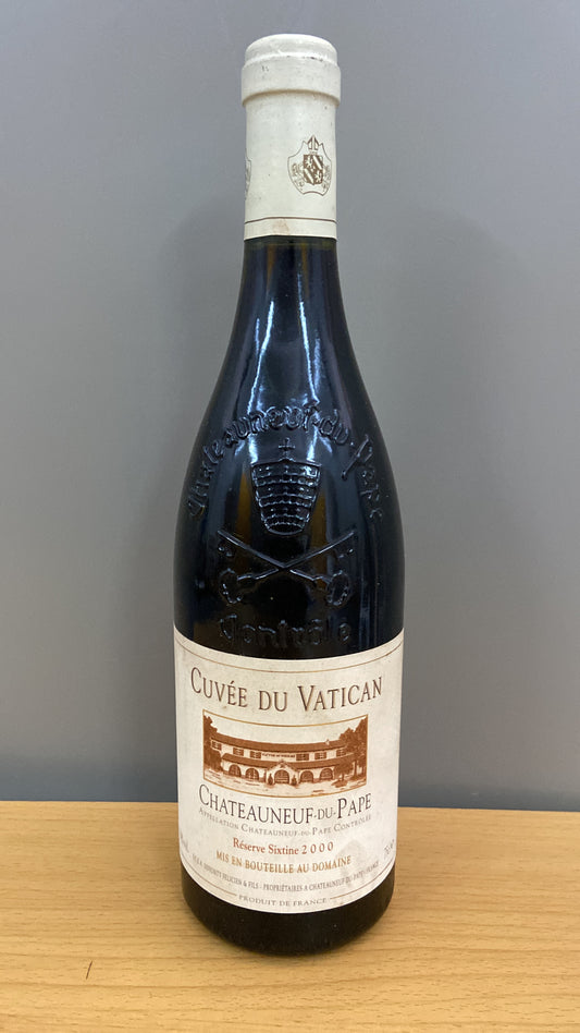 2000 Château Sixtine Chateauneuf du Pape, Cuvee Du Vatican Reserve