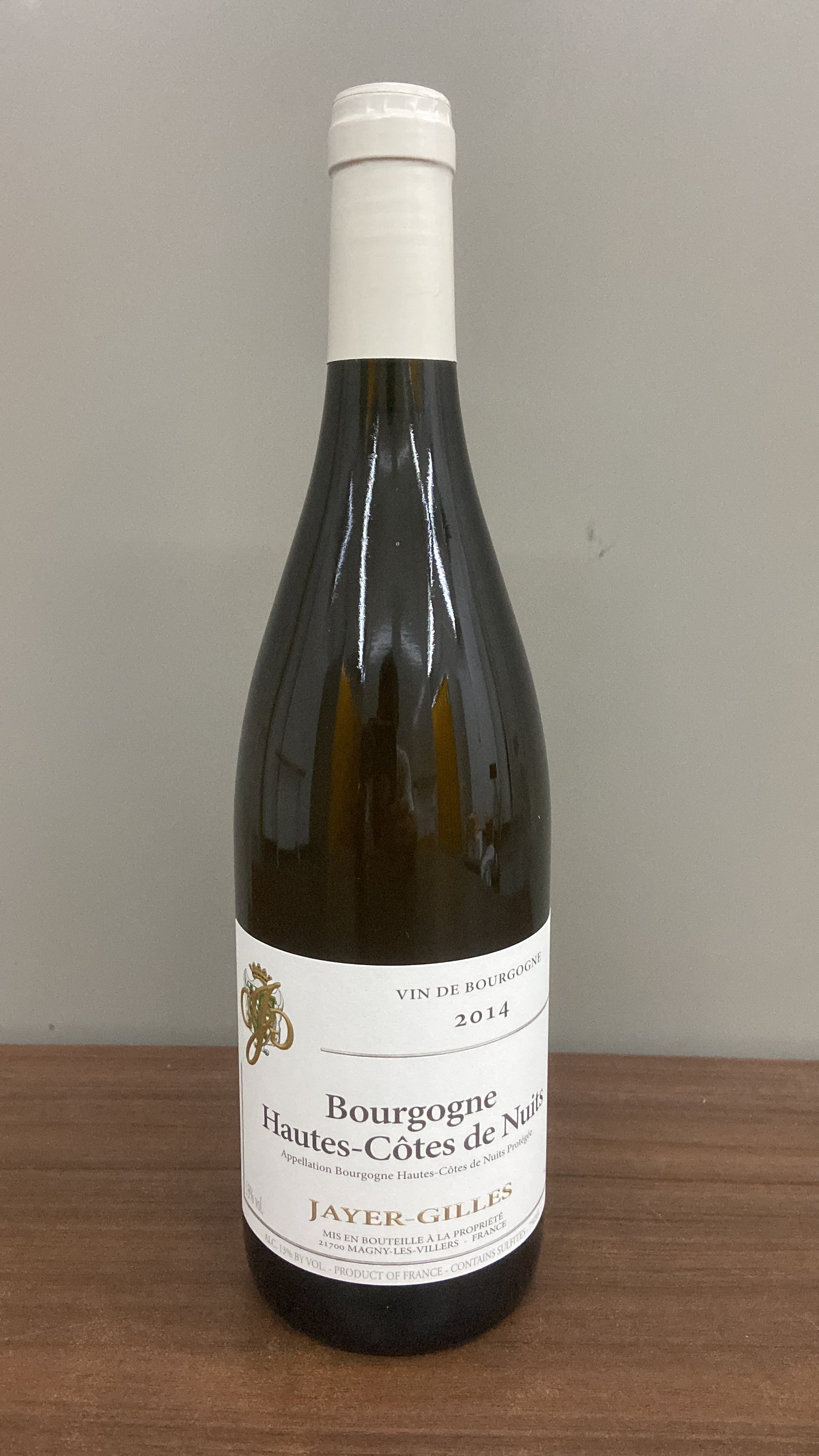 2014 Hoffmann Jayer Bourgogne Hautes cotes de Nuits blanc