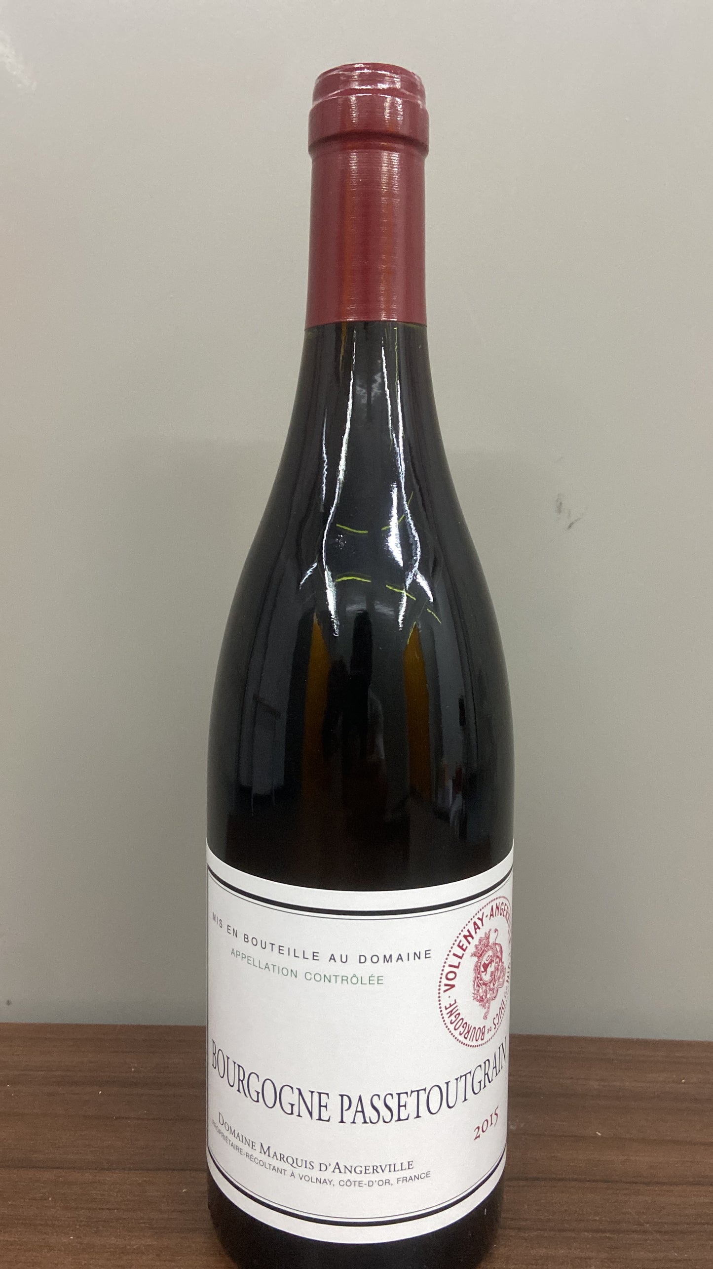 2015 Domaine marquis d’Angerville Bourgogne passetoutgrain