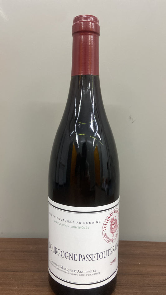 2015 Domaine marquis d’Angerville Bourgogne passetoutgrain