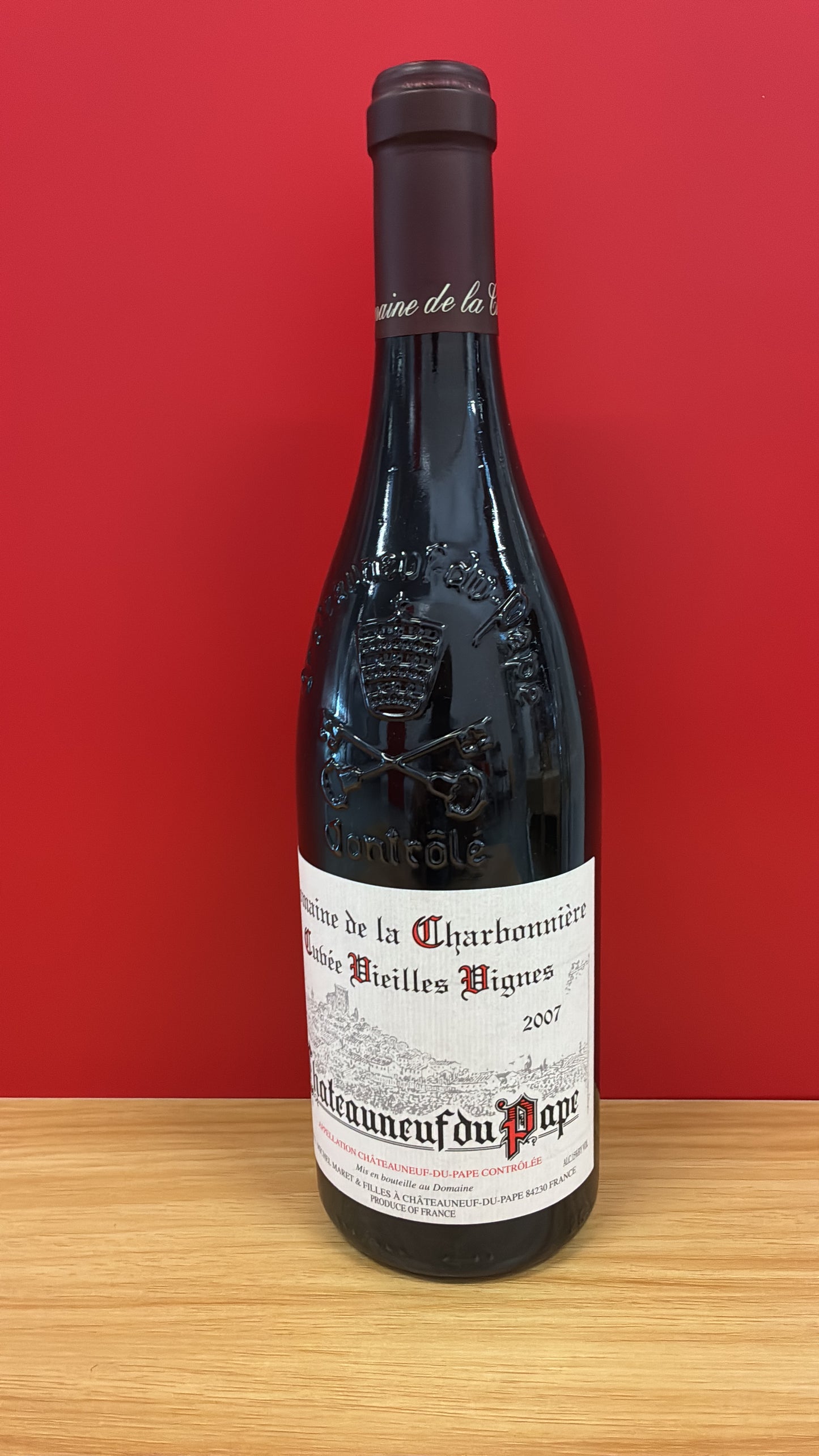 2007 Chateauneuf du pape Vieilles Vignes, Domaine de la Charbonnière