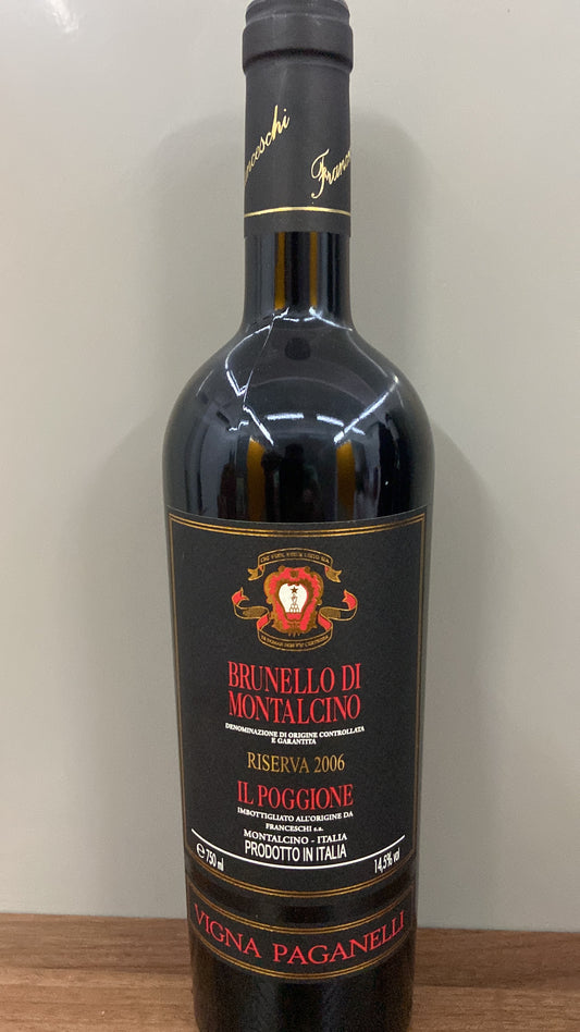 2006 Brunello di Montalcino Riserva Vigna Paganelli, Tenuta Il Poggione