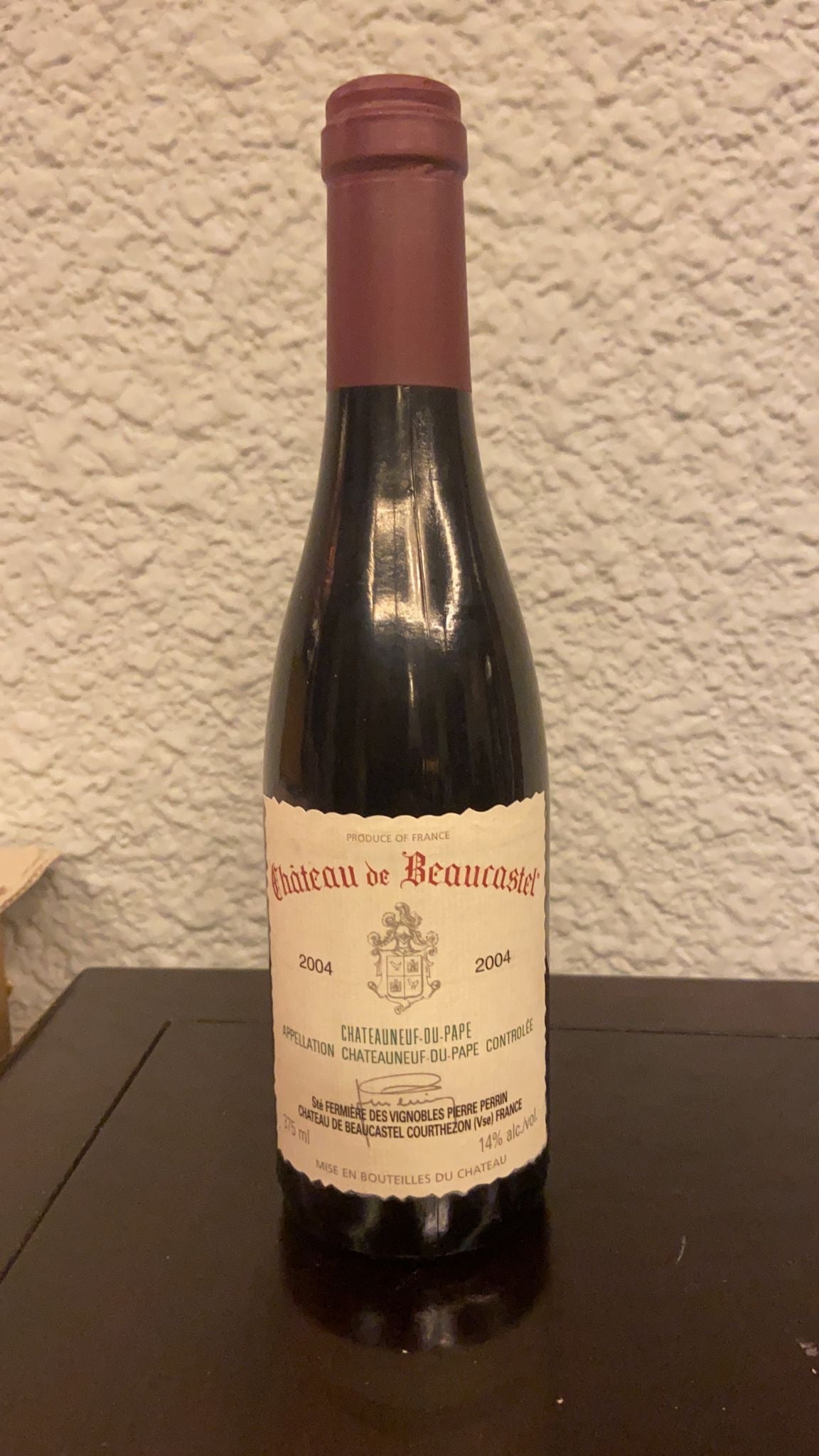2004 Château de Beaucastel Châteauneuf-du-Pape Rhône 375ml WS96