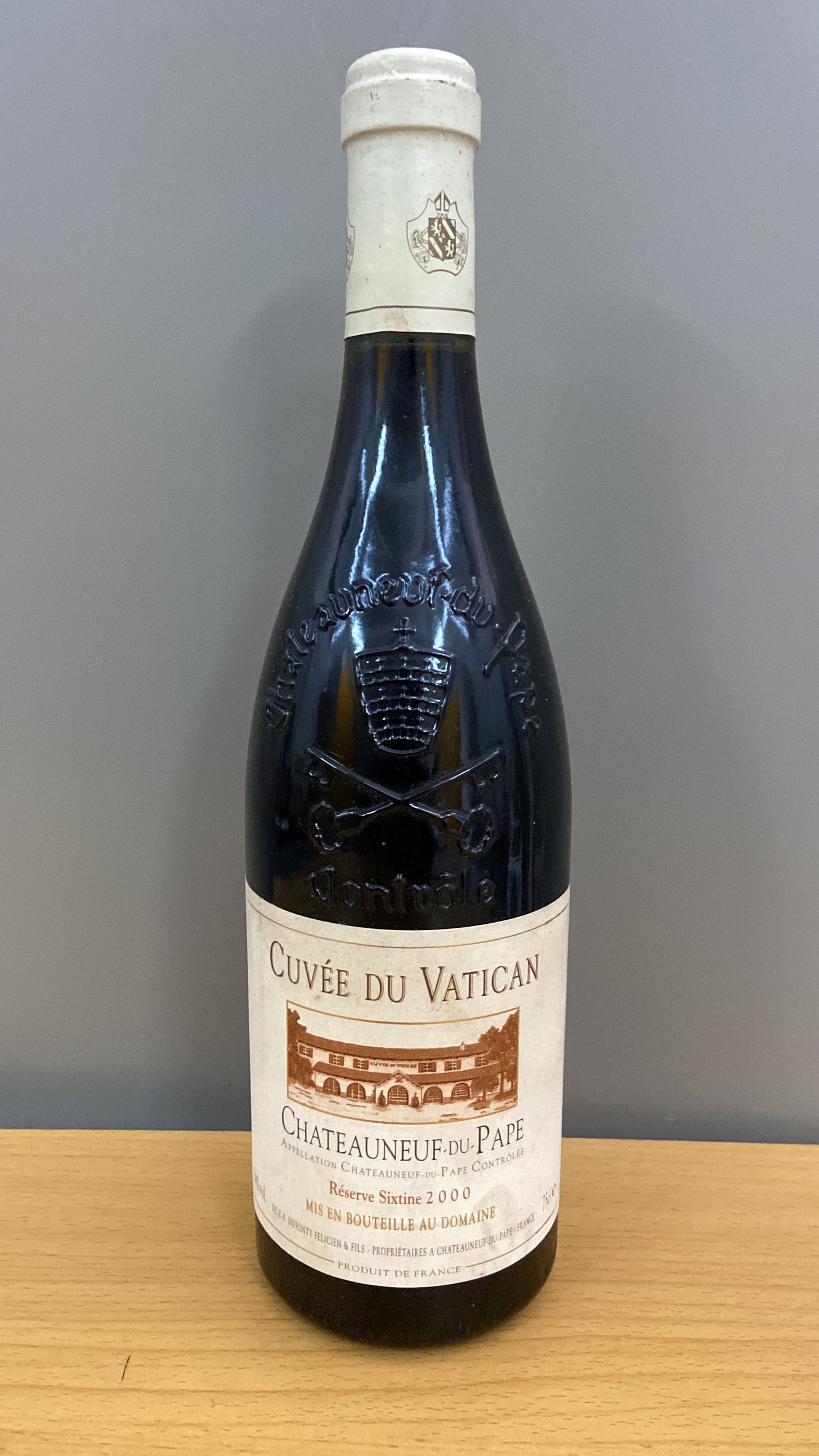 2000 Château Sixtine Chateauneuf du Pape, Cuvee Du Vatican Reserve