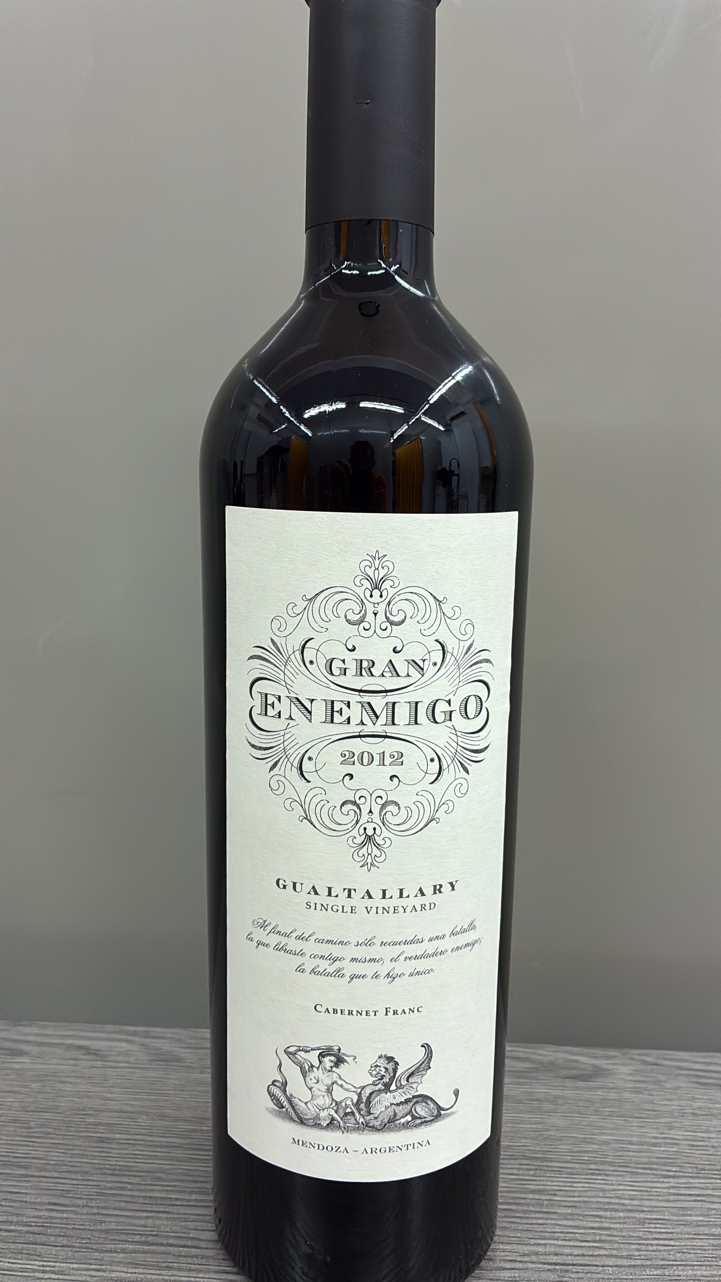 2012 El Enemigo (Aleanna), Gran Enemigo Gualtallary Single Vineyard Cabernet Franc, Tupungato